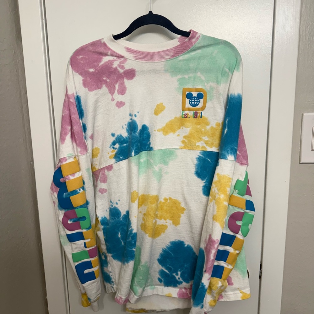 Disney Pink and Blue Long Sleeve Tee